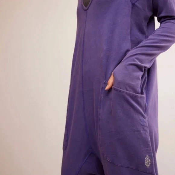 FP Movement by Free People Relaxed Purple Jumpsuit - Picture 4 of 4